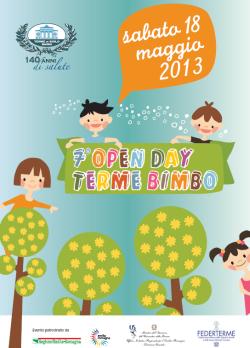 7° Open dayTerme bimbo