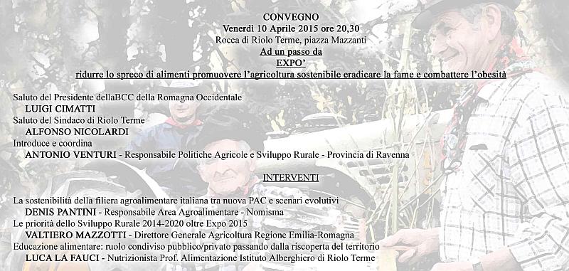 Agricolo 2015 - Convegno