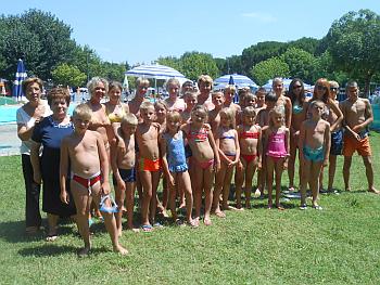 Giornata in piscina con i bimbi di Chernobyl