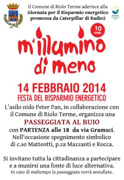M'illumino di meno 2014