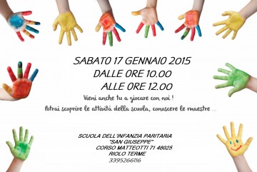 Open day - Scuola dell'infanzia San Giuseppe
