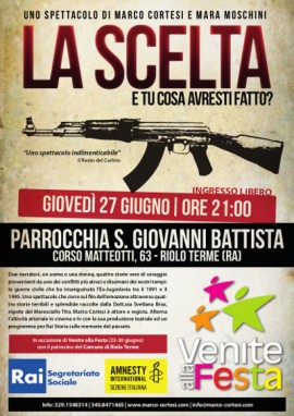 spettacolo teatrale "La scelta"